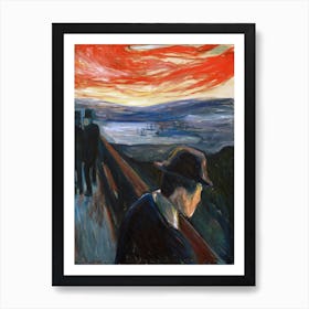 Despair, Edvard Munch Art Print