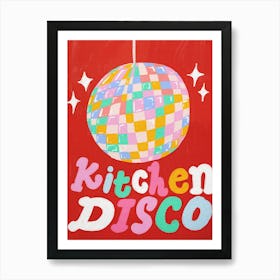 Kitchen Disco 2 Art Print