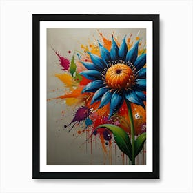 Flower Painting 1 Art Print