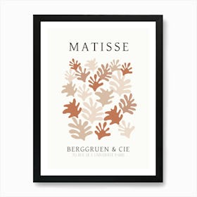 Henri Matisse Neutral Pink Abstracts Print Art Print