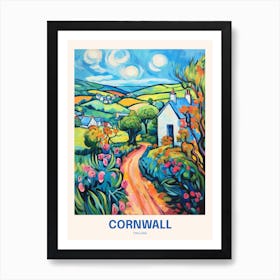 Cornwall England Uk Travel Poster Art Print