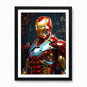 Iron Man 1 Art Print