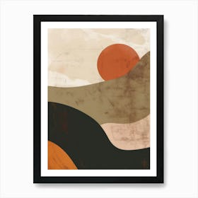 Abstract Landscape Painting 7 Art Print