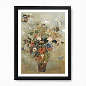 Still Life With Flowers (1905), Odilon Redon Art Print