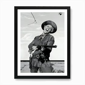 American Actress Doris Day In The Title Role Of Calamity Jane Art Print