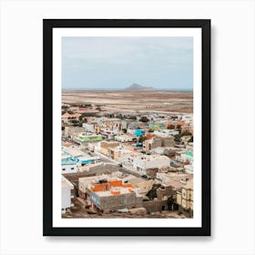 Sal Local City | Cape Verde, Africa houses and villages Art Print