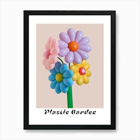 Dreamy Inflatable Flowers Poster Daisy 2 Art Print