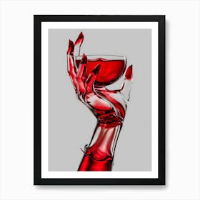 Glass Of Wine Art Print