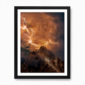 Temple Of Zues Art Print