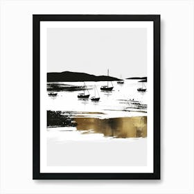 Sailboats On The Water 4 Art Print