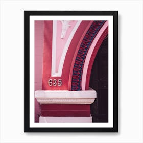 San Francisco Pink Art Print