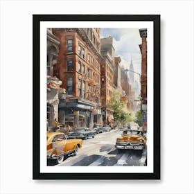 New York City Watercolor 5 Art Print