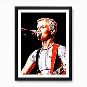 Dolores O'Riordan The Cranberries Art Print