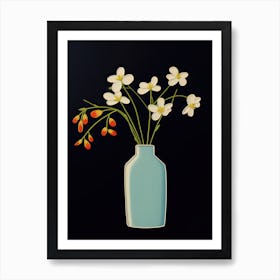 Flowers In A Vase 3 Art Print