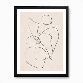 Abstract Line Iv Art Print