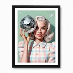 Disco Ball 41 Art Print