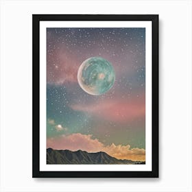 Mystical Moon Art Print