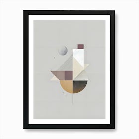 Abstract Geometric Shapes Art Print