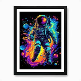 Astronaut In Space 19 Art Print