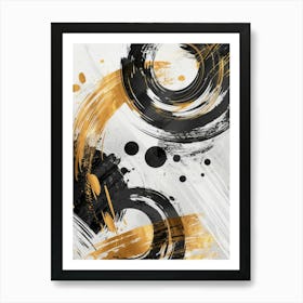 Abstract Circles Canvas Art Art Print