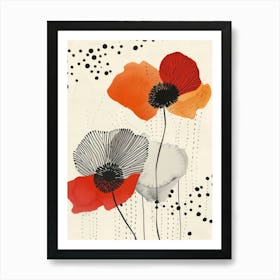 Poppies 77 Art Print