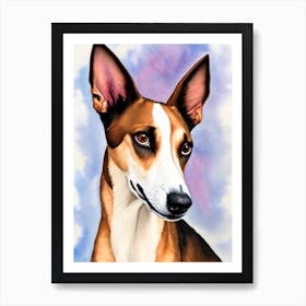 Pharaoh Hound Watercolour Dog Art Print