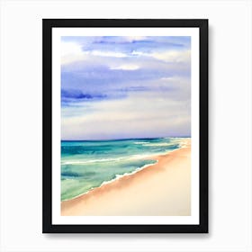 Cervantes Beach, Australia Watercolour Art Print