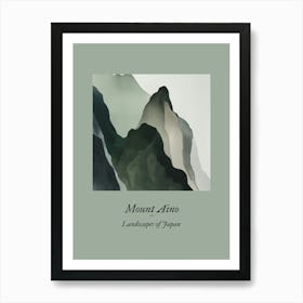 Landscapes Of Japan Mount Aino 23 Art Print