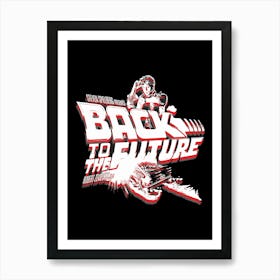 back to the future Art Print