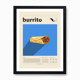 Burrito Art Print