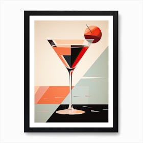 Cosmopolitan, Mid century Art Print