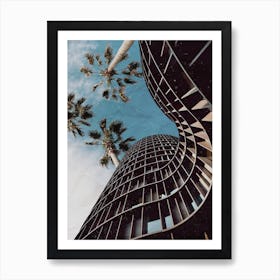 Paper Palm Trees Art Print