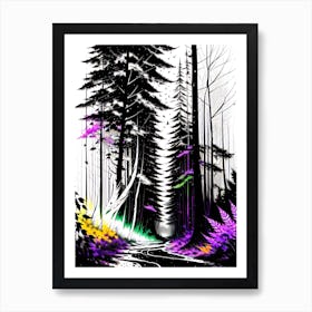 Forest Path 19 Art Print