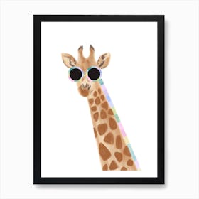 Giraffe Nursery Print Art Print