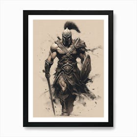 Spartan Warrior 3 Art Print