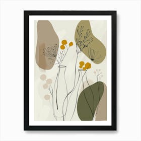 Flowers In Vases 8 Art Print