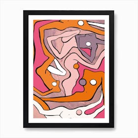 Ecstatic Nudes 2 Art Print