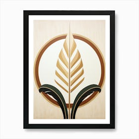 Palm Leaf, Boho Decor Art Print