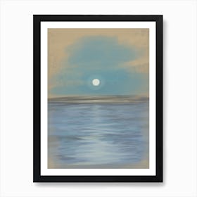 A a seascape. Art Print