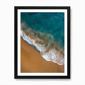 Aerial View Of A Beach 77 Art Print