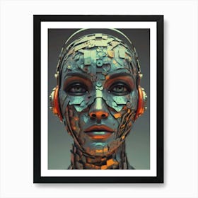 Robot Head 3 Poster