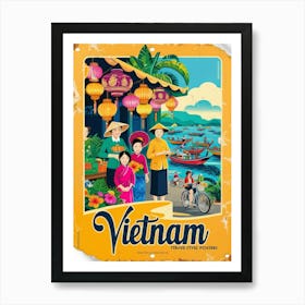 Beach in Vietnam Art Print