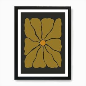 Autumn Flower 01 - Spruce Art Print