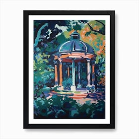 Central Park Conservatory Garden Usa Painting 5 Art Print