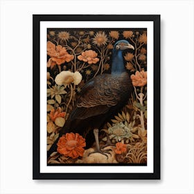 Dark And Moody Botanical Turkey 3 Art Print