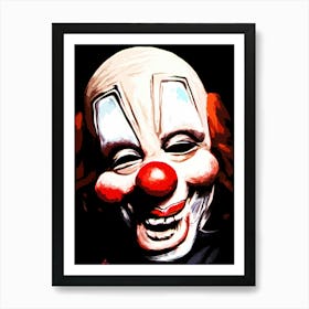 Clown Face Shawn Crahan slipknot music band Art Print