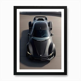 Futuristic Sports Car Art Print