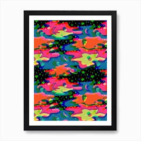 Psychedelic Space Art Print