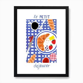 French Breakfast Art Print