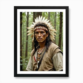 Indian Warrior 4 Art Print